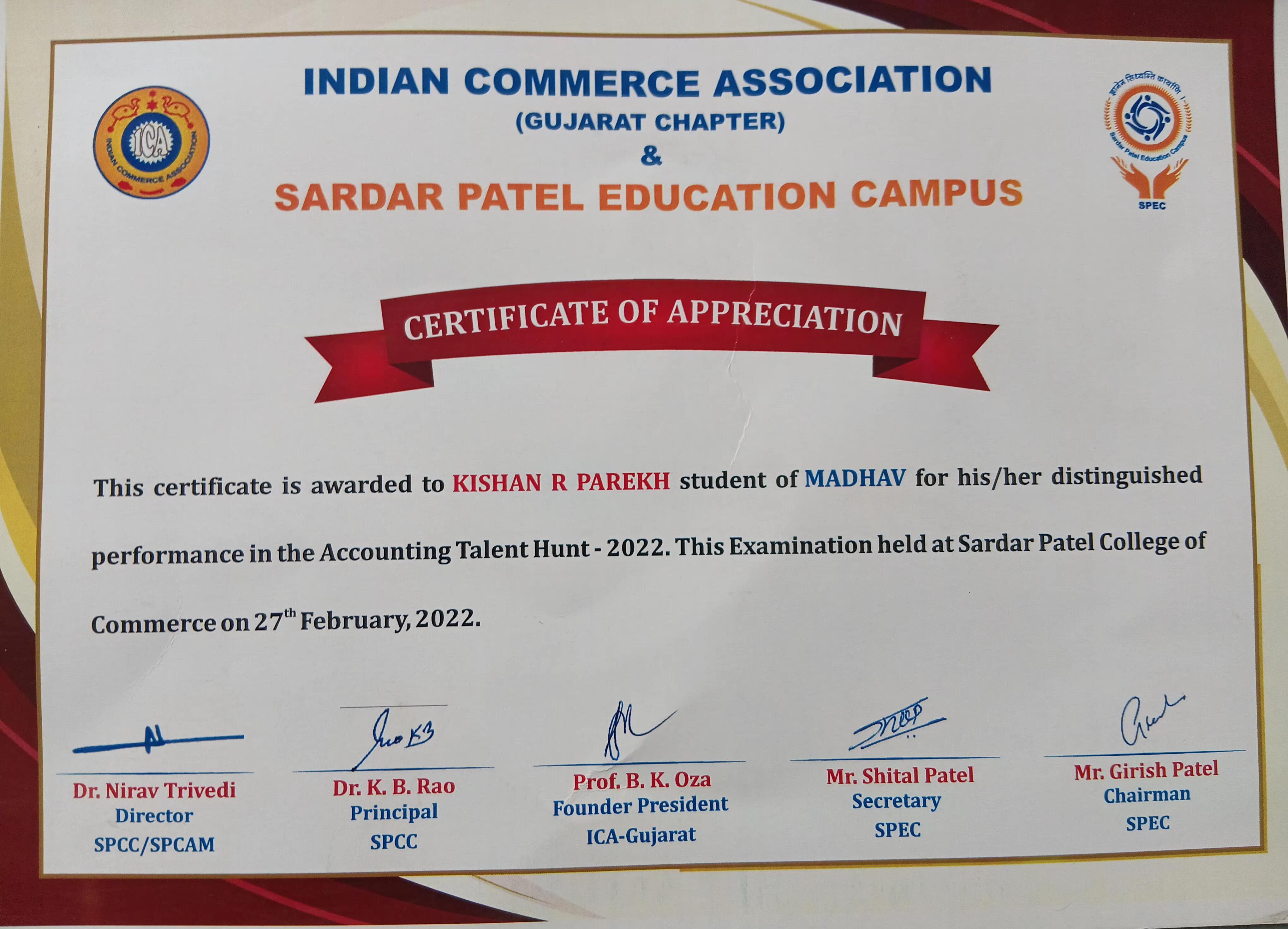 Parekh Kishan Ranchhodbhai - Full Stack Developer